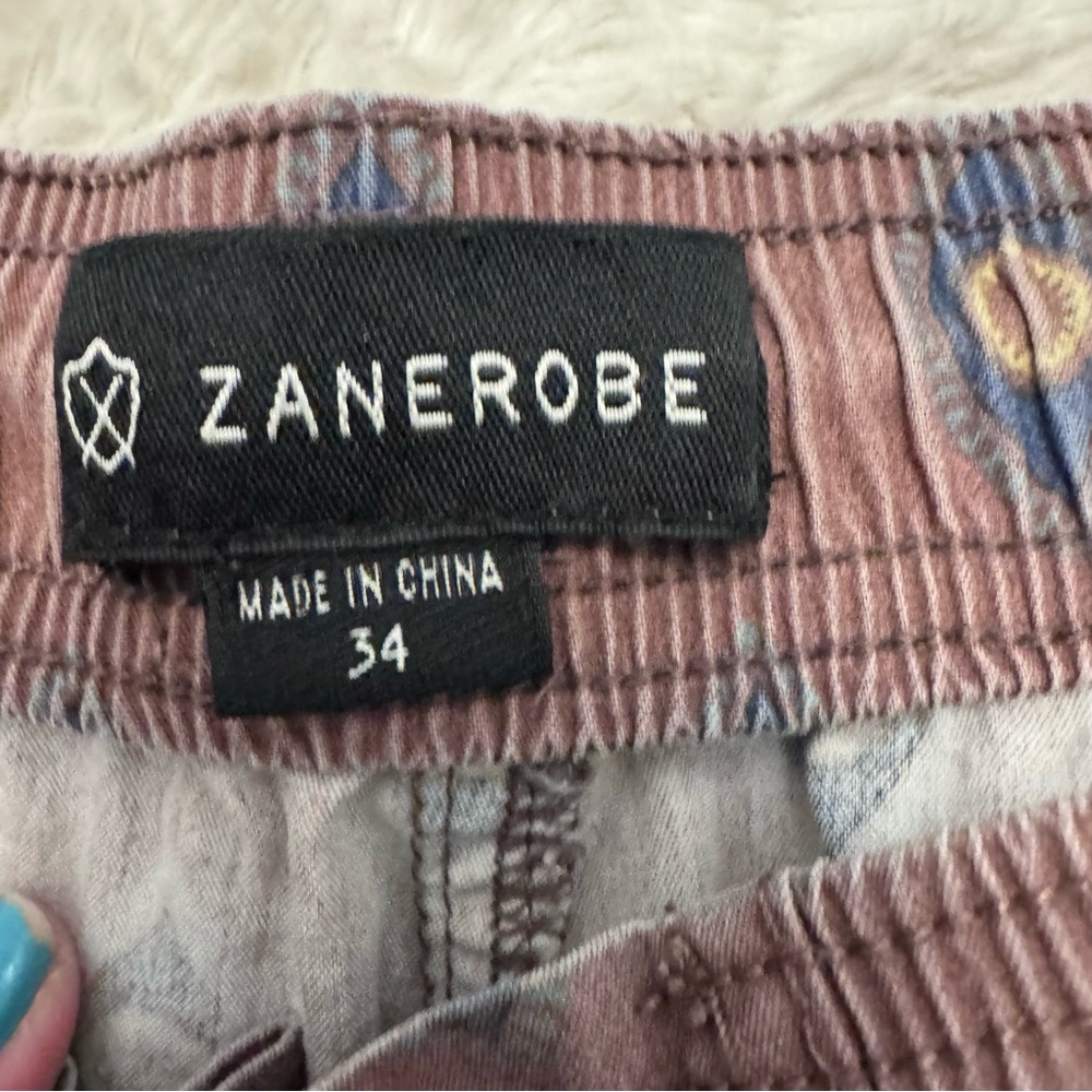 Zanerobe Vintage Retro inspired Print Board Shorts Size 34 6 inch inseam - Picture 4 of 7
